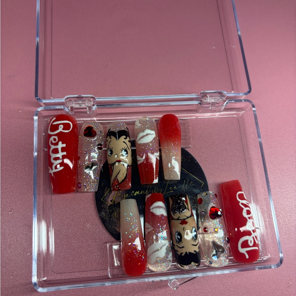 Glamorous Betty boop Press-On Nails